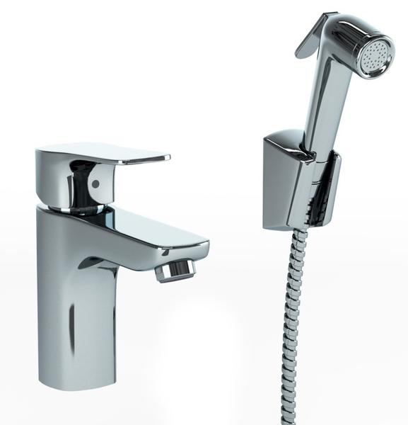 Смеситель для раковины Paini Viva Style P4CR205/574 с гигиеническим душем хром