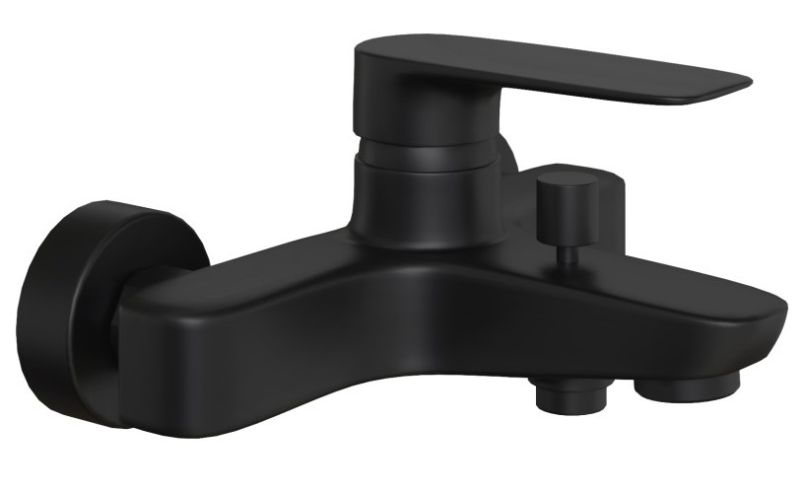 Смеситель для ванны Paini Nove 09YO111 чёрный матовый