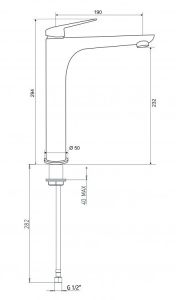 Смеситель для раковины Paini Laguna LACR205LL хром