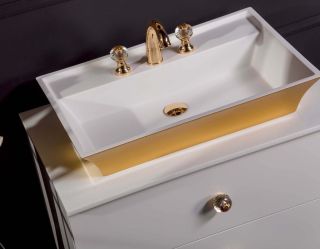 Столешница Armadi Art Solid Glass 80см белый 851-080 Столешница Armadi Art Solid Glass 80см белый 851-080