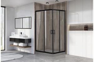 Душевой уголок Royal Bath HPD 120x100см чёрный RB1120HPD-T-BL