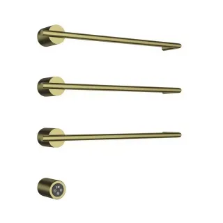 Полотенцесушитель электрический AQUAme AQM3143BG 50x52 см c терморегулятором золото брашированное