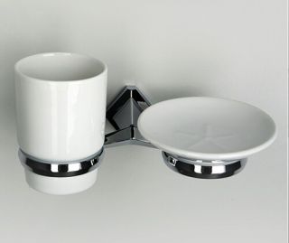 WasserKRAFT Aller K-1126C Держатель стакана и мыльницы WasserKRAFT Aller K-1126C Держатель стакана и мыльницы