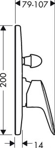Смеситель для ванны Hansgrohe Logis 71406000