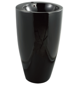 Раковина  CeramaLux В133В черная 50.5 см