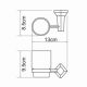 WasserKRAFT Aller K-1128C Подстаканник WasserKRAFT Aller K-1128C Подстаканник