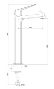 Смеситель для раковины Paini Bari RTCR205LL хром