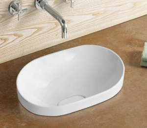 Раковина  CeramaLux 5006B белая 59 см