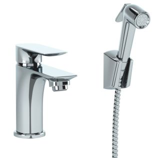 Смеситель для раковины Paini Garda 76CR205/574 с гигиеническим душе хром Смеситель для раковины Paini Garda 76CR205/574 с гигиеническим душе хром