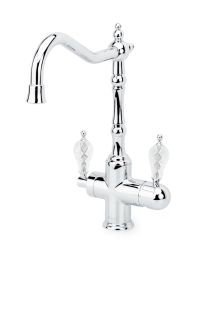 Смеситель для раковины Boheme с краном TRADIZIONALE CHROMO  CRISTAL хром