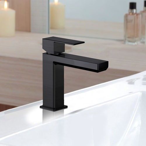 Смеситель для раковины Paini Grazia 21PZ205S чёрный матовый