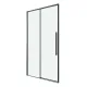 Душевая дверь Grossman Galaxy 100.K33.01.110.21.00 110 см профиль чёрный матовый стекло шиншилла