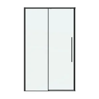 Душевая дверь Grossman Galaxy 100.K33.01.110.21.00 110 см профиль чёрный матовый стекло шиншилла