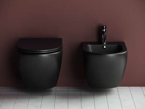 Биде подвесное Ceramica Nova Metropol CN4003MB чёрный матовый