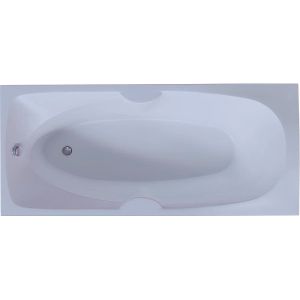 Акриловая ванна Aquatek Европа EVR180-0000041 180х80 см с фронтальным экраном вклеенный цельносварной металлический каркас