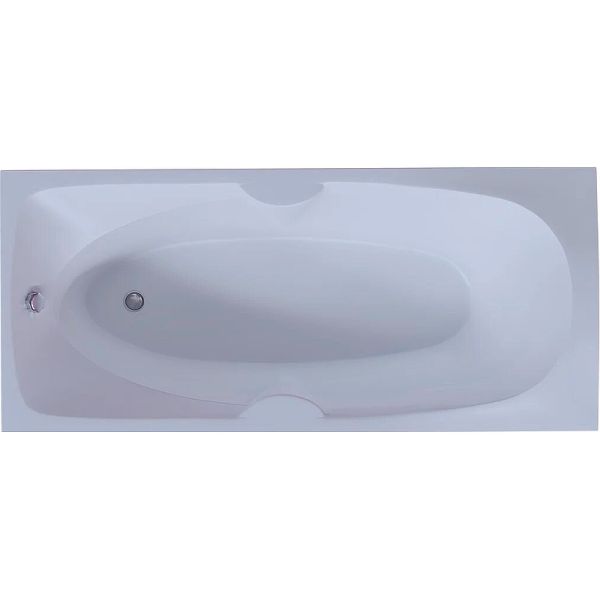 Акриловая ванна Aquatek Европа EVR180-0000041 180х80 см с фронтальным экраном вклеенный цельносварной металлический каркас