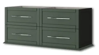 Тумба под раковину Cezares Tiffany 55332 120 см тёмно-зелёный