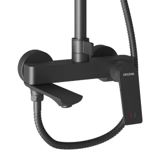 Душевая стойка Grossman Galaxy 500.K35.01.210 чёрный матовый