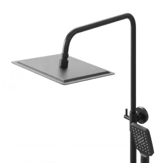 Душевая стойка Grossman Cosmo 500.K35.02.210 чёрный матовый