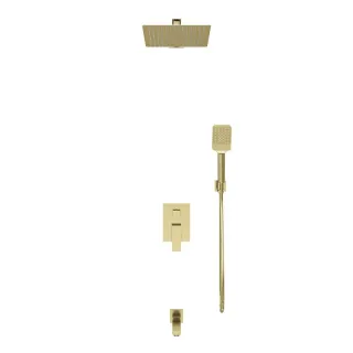 Душевой комплект Grossman Style 501.K35.05.320 золото сатиновое
