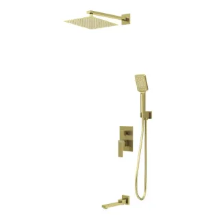 Душевой комплект Grossman Style 501.K35.05.320 золото сатиновое