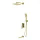 Душевой комплект Grossman Style 501.K35.05.320 золото сатиновое