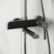 Душевая стойка Grossman Alba 500.K35.06.100/210 хром/чёрный