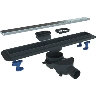 Душевой лоток BelBagno Luce BB-LD-LUCE-90-CR 90 см хром