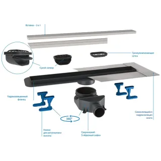 Душевой лоток BelBagno Luce BB-LD-LUCE-90-CR 90 см хром