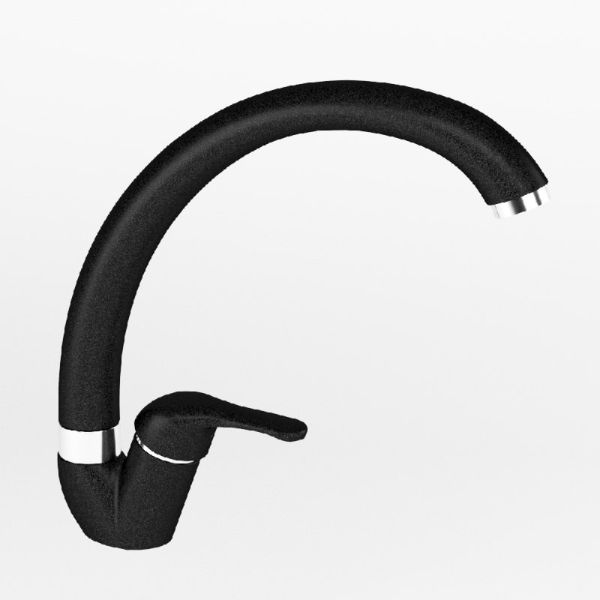 Смеситель для кухни Paini Fortis 422F570/599TEJ/FFKM чёрный матовый