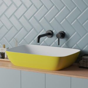 Встраиваемый смеситель для раковины Paini Brera 74PZ208 чёрный матовый