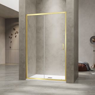 Душевая дверь RGW PA-114Gb 030811415-16 150 см брашированное золото