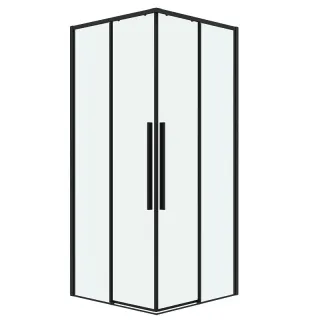 Душевой уголок Grossman Galaxy 300.K33.01.9090.21.00 90x90 см профиль чёрный матовый стекло прозрачное