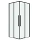 Душевой уголок Grossman Galaxy 300.K33.01.9090.21.00 90x90 см профиль чёрный матовый стекло прозрачное