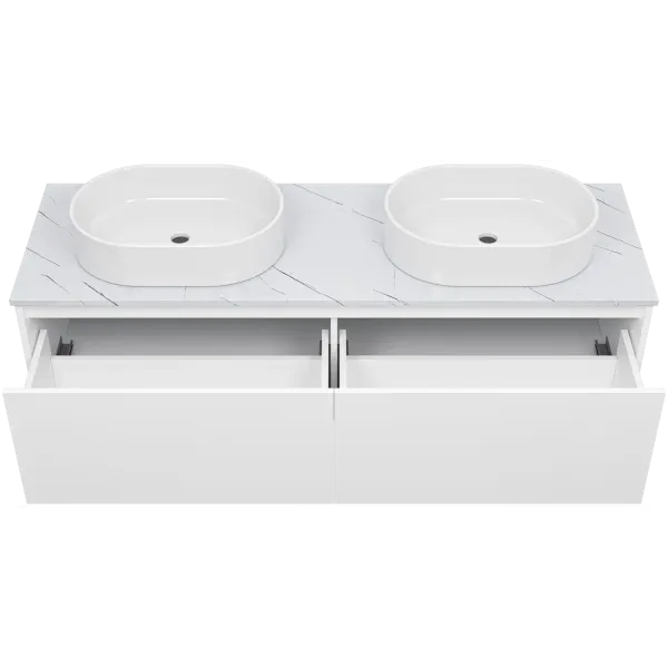 Подвесная тумба под раковину Misty Виста УТ000025083 150 см белый