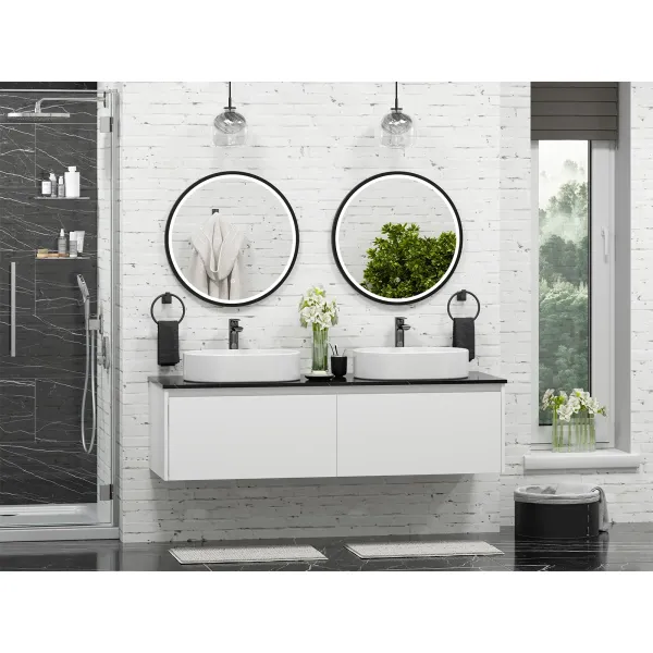 Подвесная тумба под раковину Misty Виста УТ000025083 150 см белый