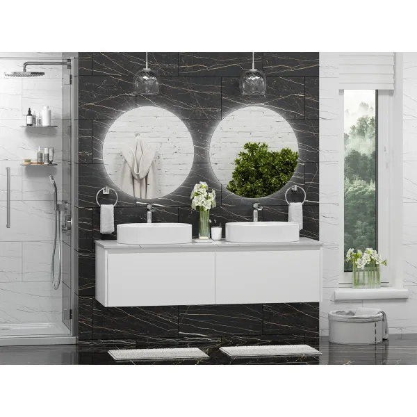 Подвесная тумба под раковину Misty Виста УТ000025083 150 см белый