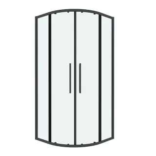 Душевой уголок Grossman Cosmo 301.K33.02.1010.42.00 100x100 см профиль графит сатиновый стекло тонированное