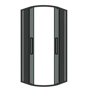 Душевой уголок Grossman Cosmo 301.K33.02.9090.21.10 90x90 см профиль чёрный матовый стекло тонированное