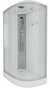 Душевая кабина Niagara NG-4312-08L 120x80см серебро/матовое