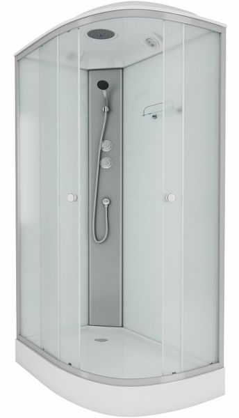 Душевая кабина Niagara NG-4312-08L 120x80см серебро/матовое