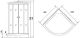 Душевая кабина Niagara NG-4312-08L 120x80см серебро/матовое