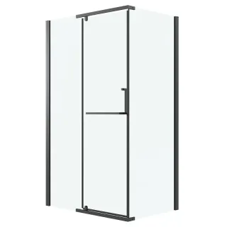 Душевой уголок Grossman Pragma 120.K33.03.1280.21.00 120x80 см профиль чёрный матовый стекло прозрачное