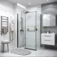 Душевой уголок Grossman Pragma 120.K33.03.1280.21.00 120x80 см профиль чёрный матовый стекло прозрачное