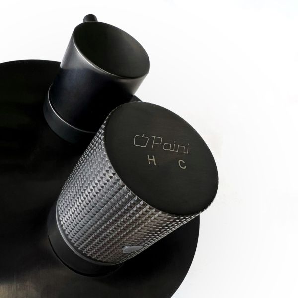 Встраиваемый смеситель для ванны Paini Cox Grip 7GPZ6911 чёрный матовый