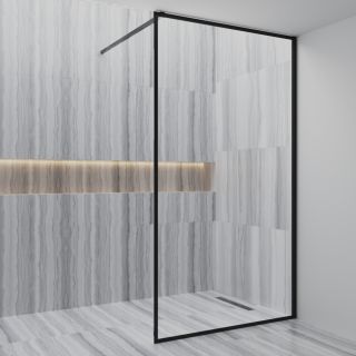 Душевая перегородка Paini PAINI-WalkIN110F 110см рамка чёрный