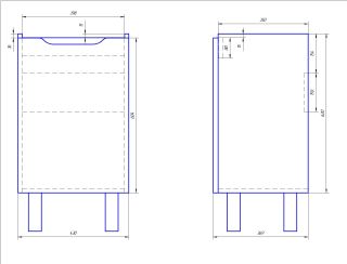 Тумба под раковину Dreja Mini 99.1201 50 см белый