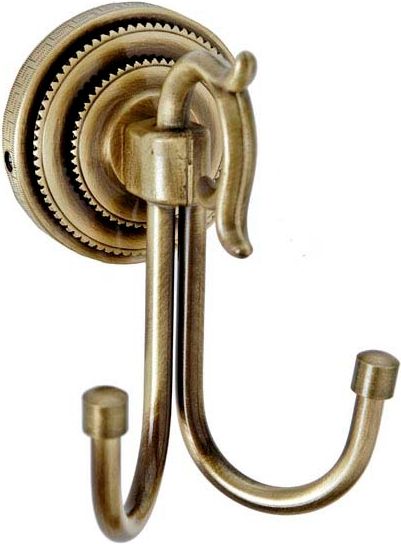 Крючок двойной Boheme Medici бронза 10606