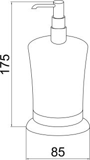 Дозатор Boheme Medici бронза 10610