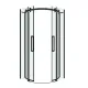 Душевой уголок Grossman Classic 301.K33.04.1010.21.00 100x100 см профиль чёрный матовый стекло прозрачное
